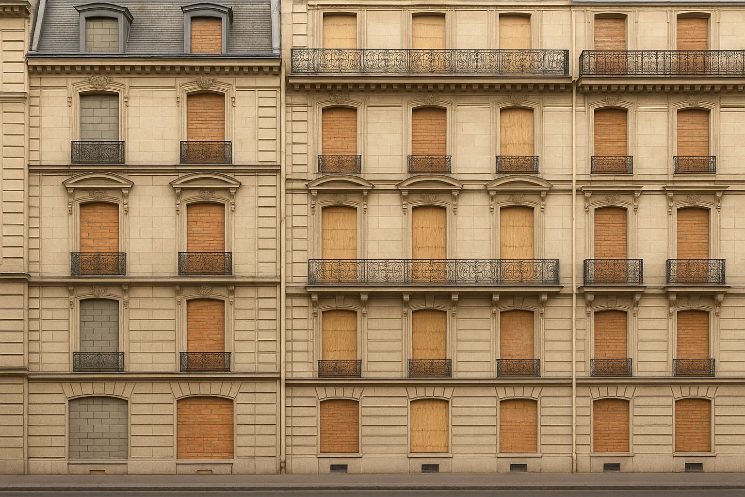 Frappées / alignement IV